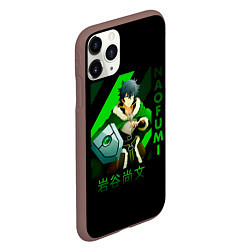 Чехол iPhone 11 Pro матовый Naofumi - The Rising of the Shield Hero, цвет: 3D-коричневый — фото 2