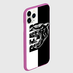 Чехол iPhone 11 Pro матовый BEAR Медведь, цвет: 3D-фиолетовый — фото 2
