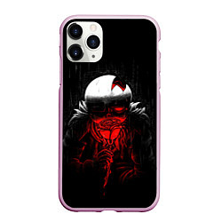 Чехол iPhone 11 Pro матовый UNDERTALE SANS BLOOD ROSE, цвет: 3D-розовый