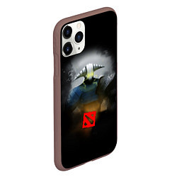 Чехол iPhone 11 Pro матовый HERO SVEN DOTA 2, цвет: 3D-коричневый — фото 2