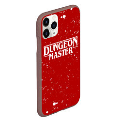 Чехол iPhone 11 Pro матовый DUNGEON MASTER BLOOD ГАЧИМУЧИ КРАСНЫЙ, цвет: 3D-коричневый — фото 2