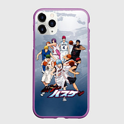 Чехол iPhone 11 Pro матовый Kuroko no Basket Баскетбол Куроко, цвет: 3D-фиолетовый