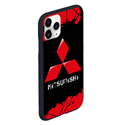 Чехол iPhone 11 Pro матовый MITSUBISHI Mitsubishi Краски, цвет: 3D-черный — фото 2