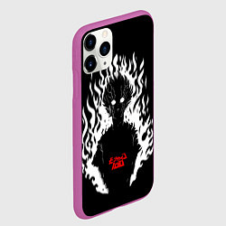 Чехол iPhone 11 Pro матовый Демонический Кагеяма Mob Psycho 100, цвет: 3D-фиолетовый — фото 2