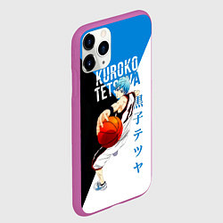 Чехол iPhone 11 Pro матовый Тецуя Куроко - Баскетбол Куроко, цвет: 3D-фиолетовый — фото 2