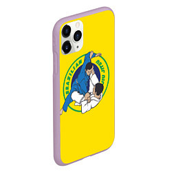 Чехол iPhone 11 Pro матовый Brazilian Jiu Jitsu BJJ, цвет: 3D-сиреневый — фото 2