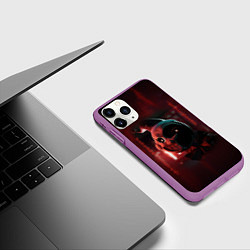 Чехол iPhone 11 Pro матовый Мундроп FNAF Security Breach, цвет: 3D-фиолетовый — фото 2