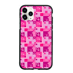 Чехол iPhone 11 Pro матовый Женская Символика, цвет: 3D-черный