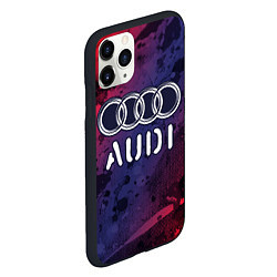 Чехол iPhone 11 Pro матовый AUDI Audi Краски, цвет: 3D-черный — фото 2