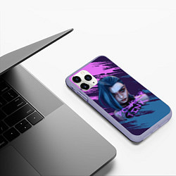 Чехол iPhone 11 Pro матовый ARCANE League Of Legends JINX, цвет: 3D-светло-сиреневый — фото 2