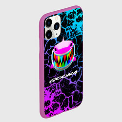 Чехол iPhone 11 Pro матовый 6IX9INE: ТРЕЩИНЫ, цвет: 3D-фиолетовый — фото 2