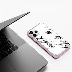 Чехол iPhone 11 Pro матовый Чёрный клевер black clover,, цвет: 3D-розовый — фото 2