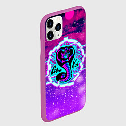 Чехол iPhone 11 Pro матовый Кобра Кай 2022, цвет: 3D-фиолетовый — фото 2