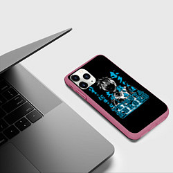 Чехол iPhone 11 Pro матовый Тецуя Куроко Tetsuya Kuroko, цвет: 3D-малиновый — фото 2