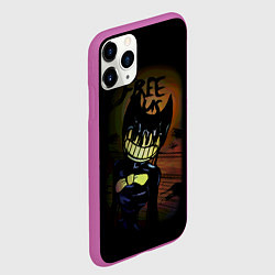 Чехол iPhone 11 Pro матовый Бенди Bendy And The Ink Machine, цвет: 3D-фиолетовый — фото 2