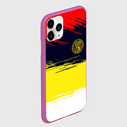 Чехол iPhone 11 Pro матовый Кобра кай Cobra Kai спина, цвет: 3D-фиолетовый — фото 2