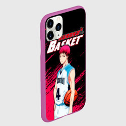 Чехол iPhone 11 Pro матовый Kuroko no Basuke, Akashi Seijuro Сейджуро Акаши, цвет: 3D-фиолетовый — фото 2