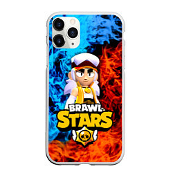 Чехол iPhone 11 Pro матовый ФЭНГ БРАВЛ СТАРС , FANG BRAWL STARS