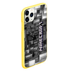 Чехол iPhone 11 Pro матовый Minecraft, pattern 2066, цвет: 3D-желтый — фото 2