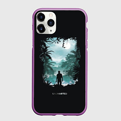 Чехол iPhone 11 Pro матовый Спина Нейтана, цвет: 3D-фиолетовый