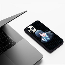 Чехол iPhone 11 Pro матовый Ванитас Мемуары Ванитаса, цвет: 3D-черный — фото 2