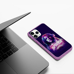 Чехол iPhone 11 Pro матовый Poster Euphoria, цвет: 3D-фиолетовый — фото 2