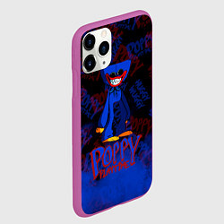 Чехол iPhone 11 Pro матовый POPPY PLAYTIME : ХАГГИ ВАГГИ : ПОППИ ПЛЕЙТАЙМ, цвет: 3D-фиолетовый — фото 2