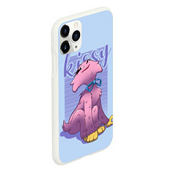 Чехол iPhone 11 Pro матовый Cat Kissy, цвет: 3D-белый — фото 2