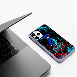 Чехол iPhone 11 Pro матовый Poppy Playtime Плэйтайм, цвет: 3D-светло-сиреневый — фото 2