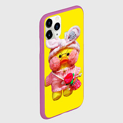 Чехол iPhone 11 Pro матовый УТЯ УТОЧКА ЛАЛАФАНФАН, цвет: 3D-фиолетовый — фото 2