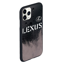 Чехол iPhone 11 Pro матовый LEXUS Lexus - Краски, цвет: 3D-черный — фото 2