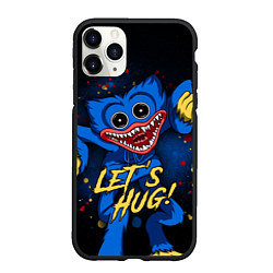 Чехол iPhone 11 Pro матовый Хагги Вагги - Lets Hug! Poppy Playtime, цвет: 3D-черный