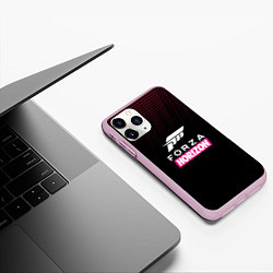 Чехол iPhone 11 Pro матовый Форза forza horizon, цвет: 3D-розовый — фото 2