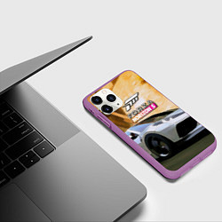 Чехол iPhone 11 Pro матовый Игрище Forza Horizon 5, цвет: 3D-фиолетовый — фото 2
