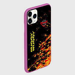 Чехол iPhone 11 Pro матовый Poppy Playtime huggy wuggy хагги вагги, цвет: 3D-фиолетовый — фото 2