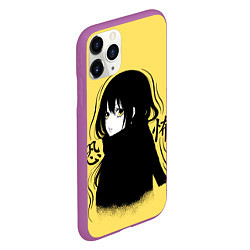 Чехол iPhone 11 Pro матовый Yellow Miko, цвет: 3D-фиолетовый — фото 2