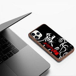 Чехол iPhone 11 Pro матовый DRAKEN TATTOO WHITE ТОСВА, цвет: 3D-коричневый — фото 2