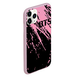 Чехол iPhone 11 Pro матовый BTS супер класс, цвет: 3D-розовый — фото 2