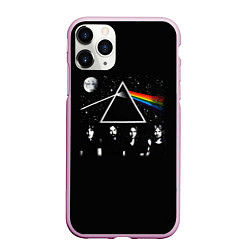 Чехол iPhone 11 Pro матовый PINK FLOYD LOGO ПИНК ФЛОЙД НЕБО, цвет: 3D-розовый