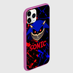 Чехол iPhone 11 Pro матовый SONIC EXE DARK SONIC, цвет: 3D-фиолетовый — фото 2