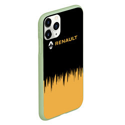 Чехол iPhone 11 Pro матовый Renault - Авто модель, цвет: 3D-салатовый — фото 2