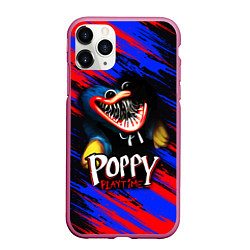 Чехол iPhone 11 Pro матовый POPPY PLAYTIME HAGGY WAGGY ПОППИ ПЛЕЙТАЙМ ИГРА ХАГ, цвет: 3D-малиновый