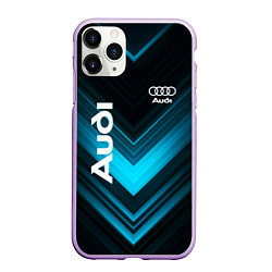 Чехол iPhone 11 Pro матовый Audi sport auto, цвет: 3D-сиреневый