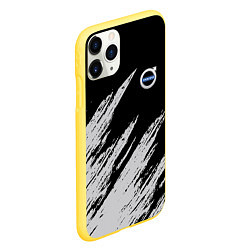 Чехол iPhone 11 Pro матовый Volvo - Бренд авто, цвет: 3D-желтый — фото 2