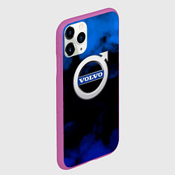 Чехол iPhone 11 Pro матовый Volvo: Облака, цвет: 3D-фиолетовый — фото 2