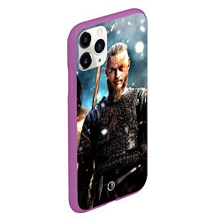 Чехол iPhone 11 Pro матовый Викинги 2022, цвет: 3D-фиолетовый — фото 2