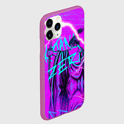 Чехол iPhone 11 Pro матовый Katana Zero Катана Зеро Самурай, цвет: 3D-фиолетовый — фото 2