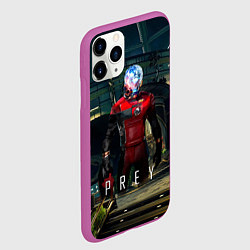 Чехол iPhone 11 Pro матовый Prey Galaxy, цвет: 3D-фиолетовый — фото 2