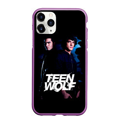 Чехол iPhone 11 Pro матовый Волчонок Teen Wolf, цвет: 3D-фиолетовый