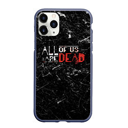 Чехол iPhone 11 Pro матовый Мы все мертвы - All of Us Are Dead, цвет: 3D-серый